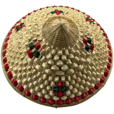 chapeau chinois en paille